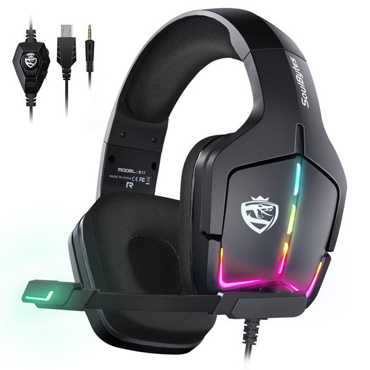 Head Mounted Wired Gaming Headset - RGB