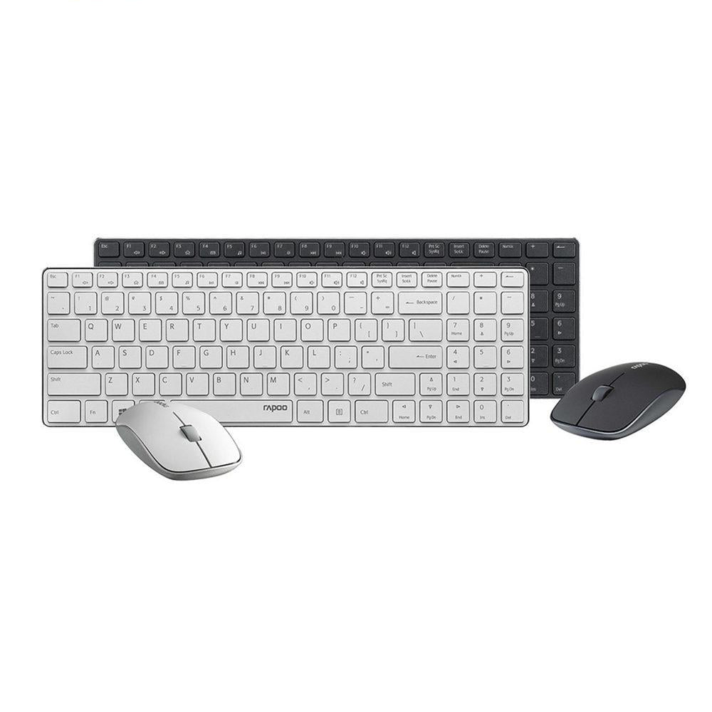 Ultra Thin Metal Wireless Keyboard And Mouse Combo For PC
