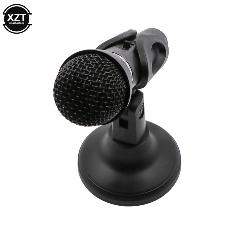 Condenser Microphone with 3.5mm Plug for PC Desktop Stand