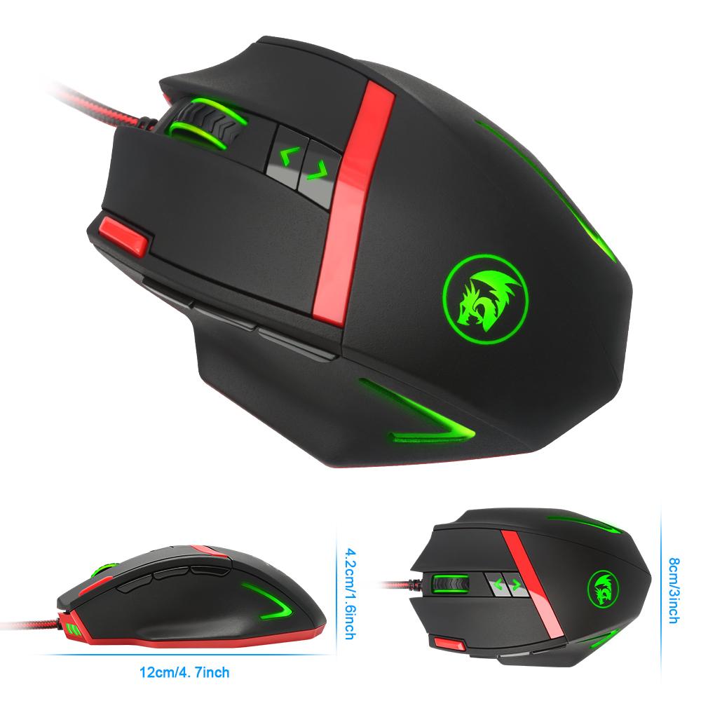 16400 DPI Gaming Mouse with 9 Programmable Buttons