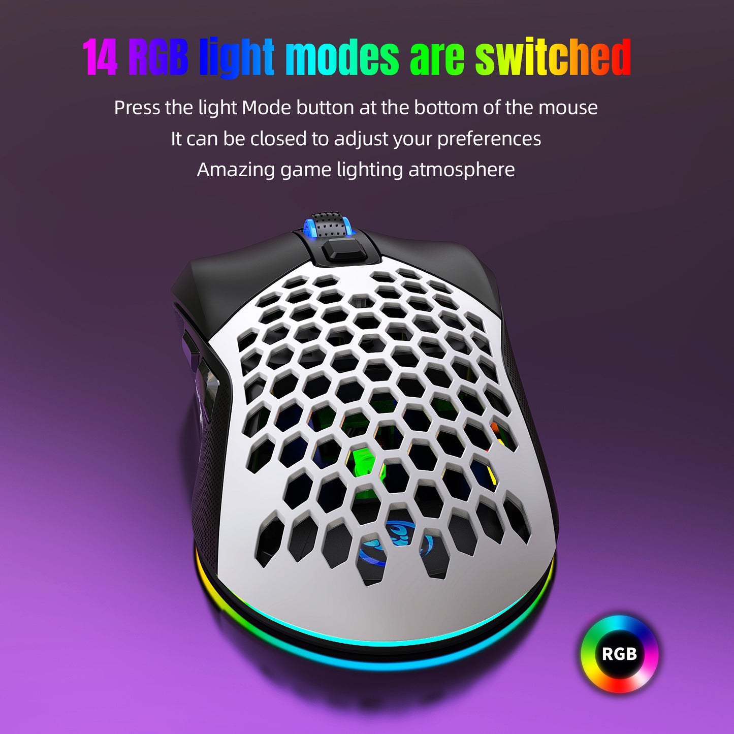 Wired RGB Backlit Gaming Mouse