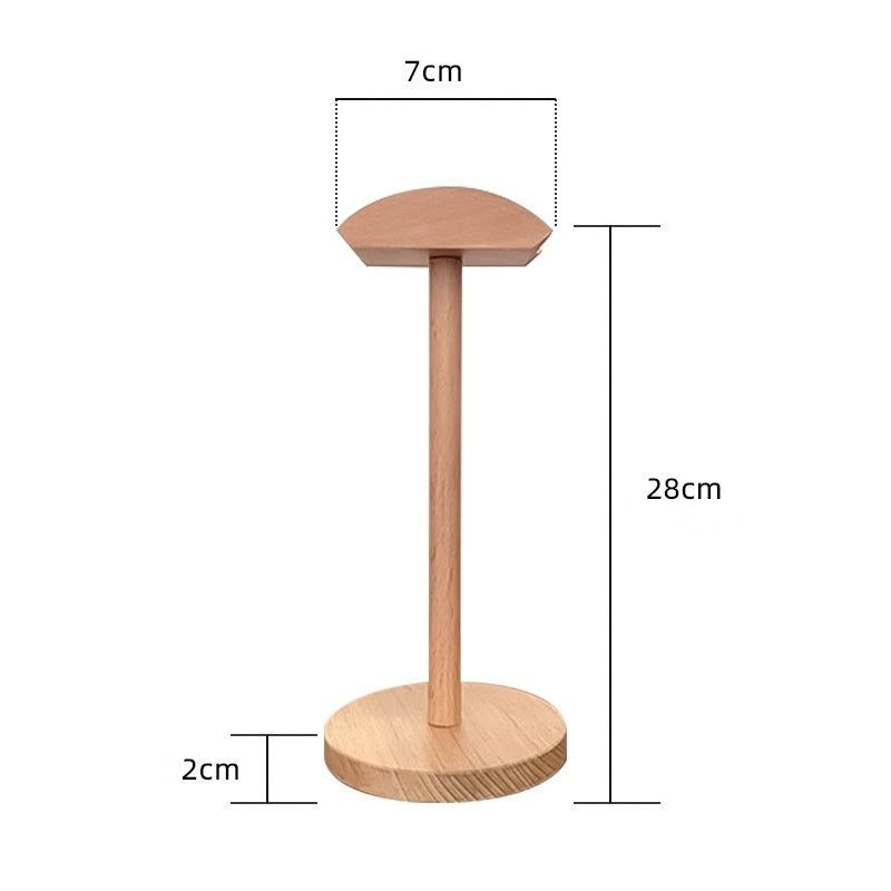 Wooden Gaming Headset Storage Stand