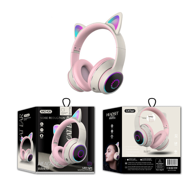 Cat Ears Bluetooth Headset - Wireless Stereo