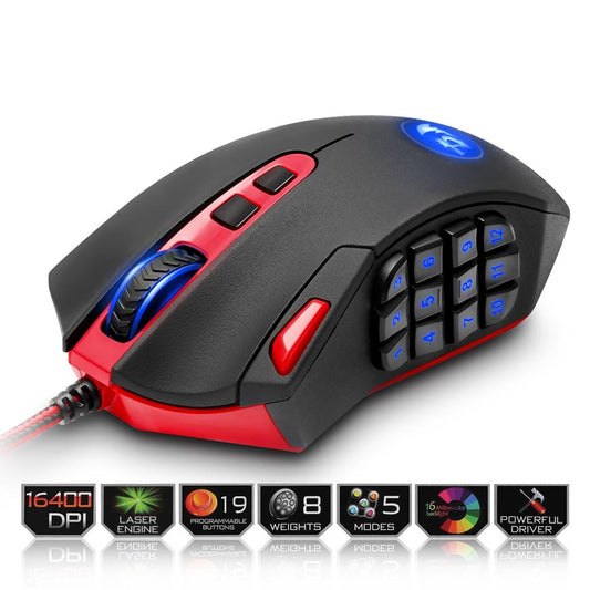 19 Button 16400 DPI USB Gaming Mouse