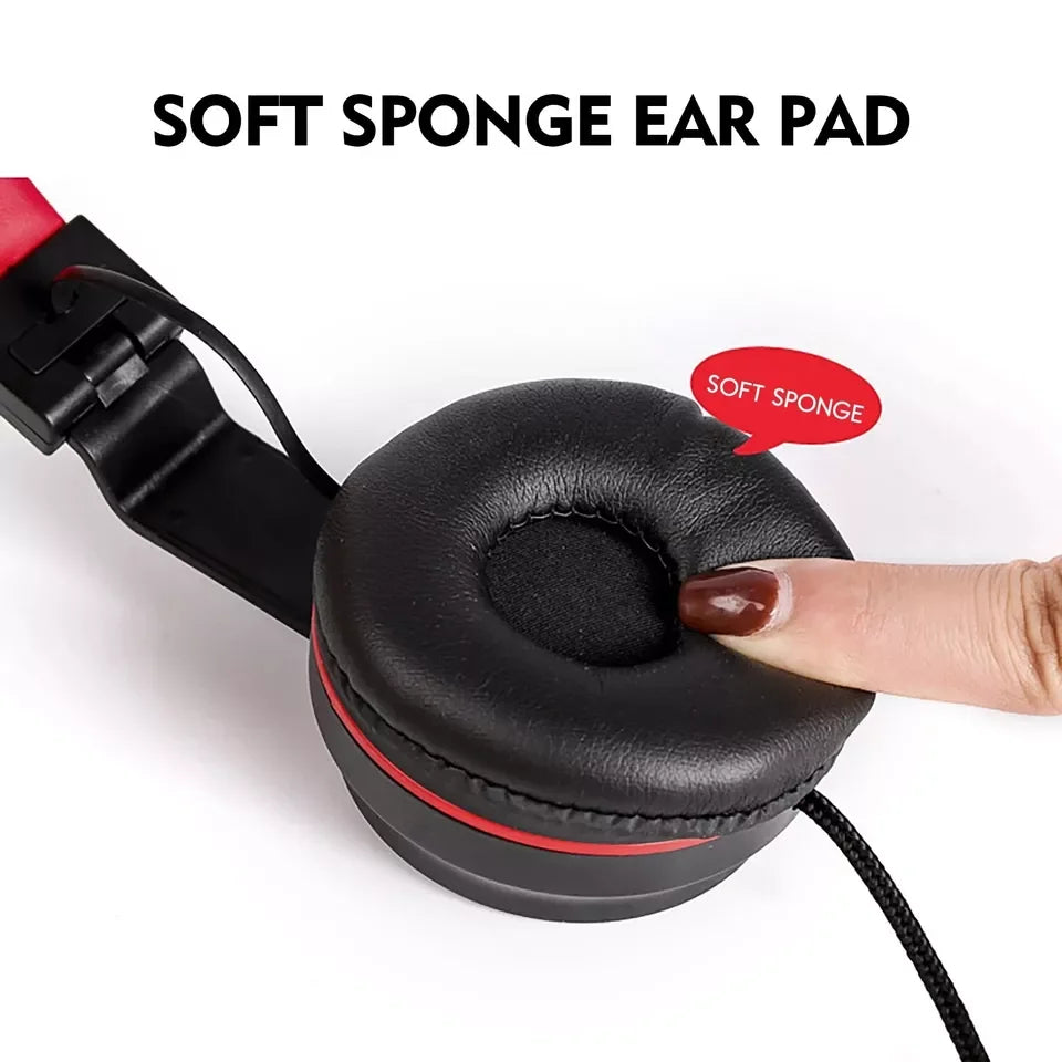 Head Mounted Wired Earphones for E-sports with Microphone