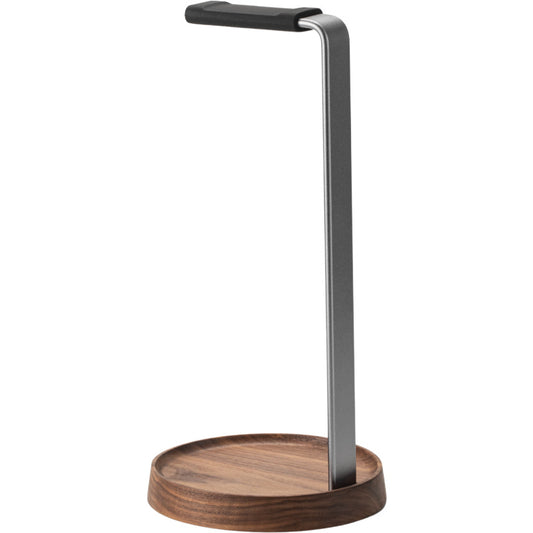 Premium Walnut Wood Headphone Stand