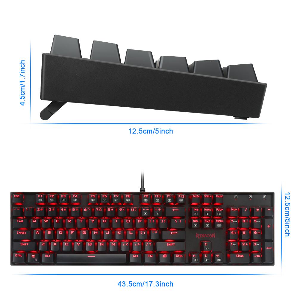 Ergonomic Mechanical Gaming Keyboard - USB