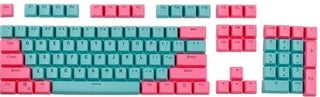 Cyan & Pink PBT Keycap Set for Mechanical Keyboards (Keycaps Only)