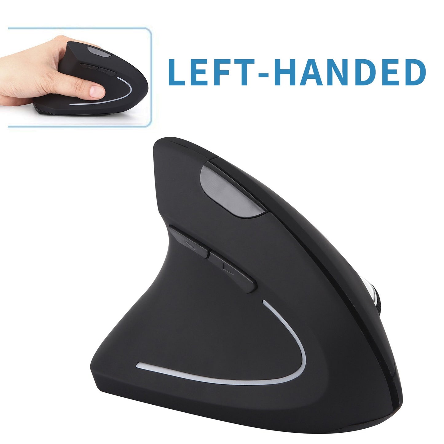 Ergonomic Left-Handed Vertical Mouse