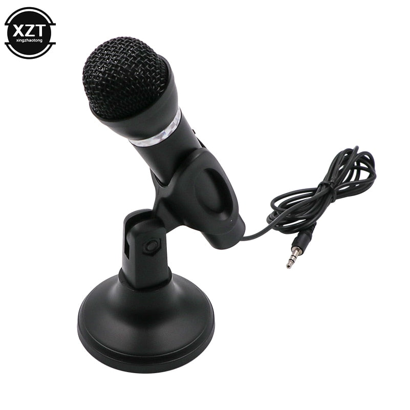 Condenser Microphone with 3.5mm Plug for PC Desktop Stand