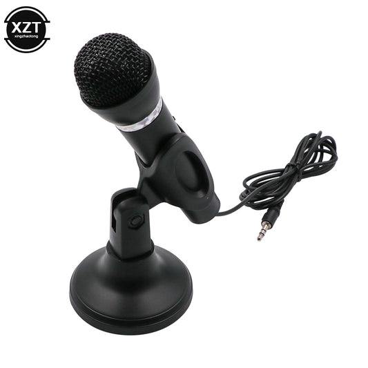 Condenser Microphone with 3.5mm Plug for PC Desktop Stand