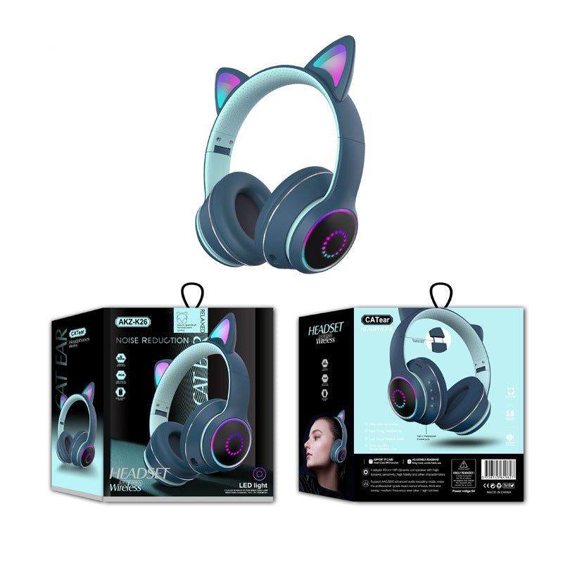 Cat Ears Bluetooth Headset - Wireless Stereo
