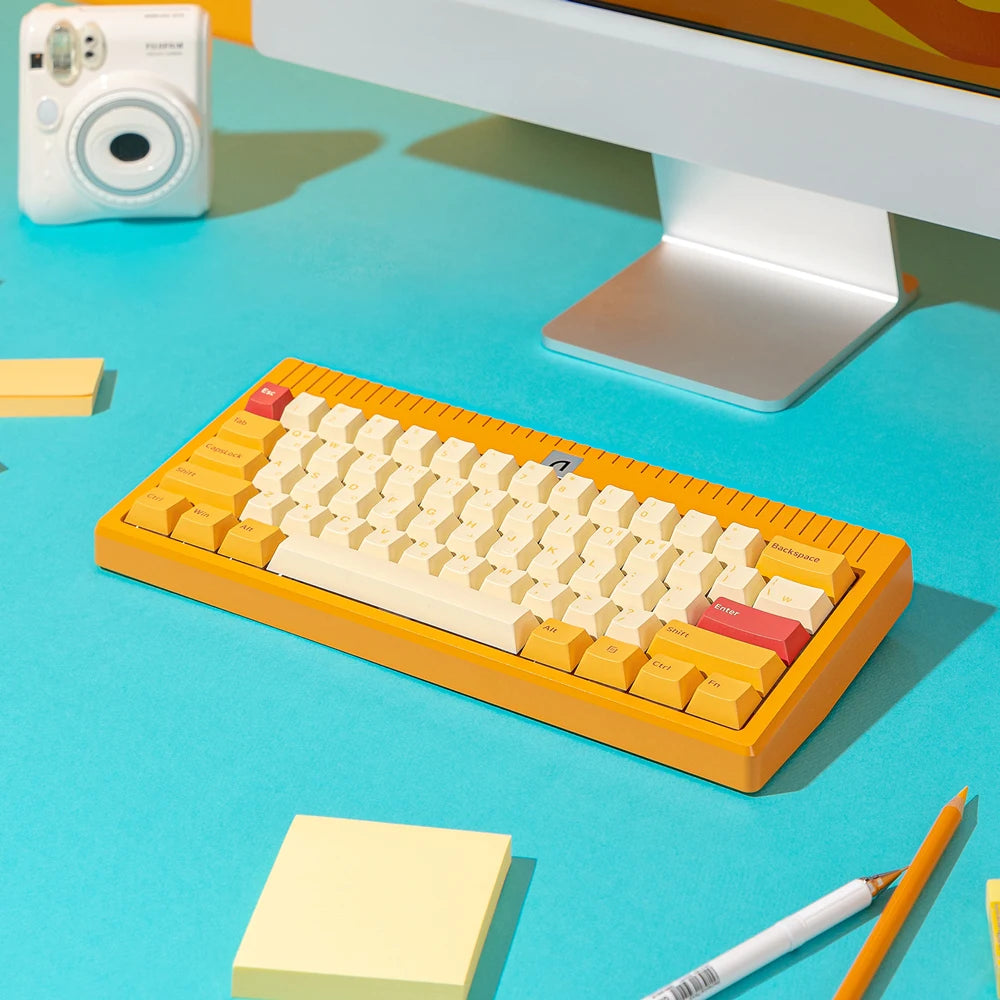 Aluminum Bluetooth Mechanical Keyboard Wireless And Wired Dual Mode
