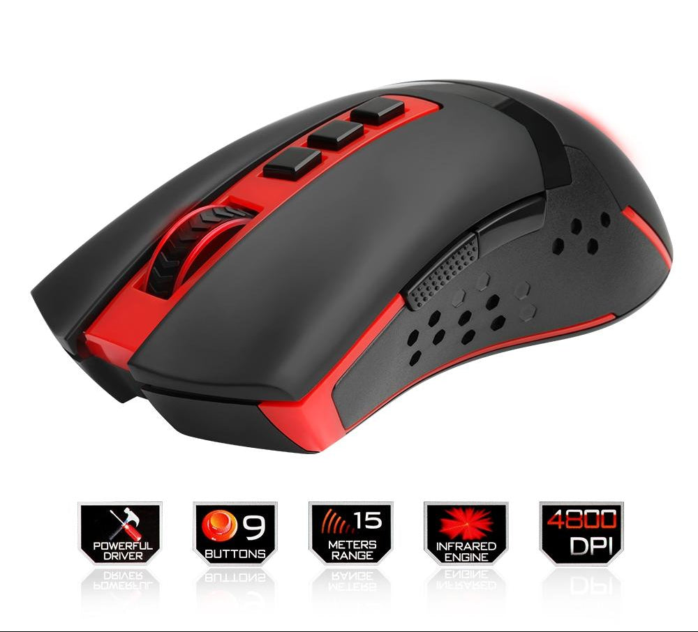 USB Wireless Gaming Mouse - 4800 DPI
