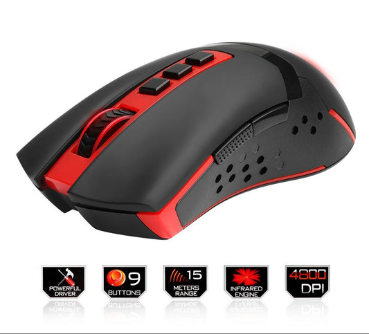 USB Wireless Gaming Mouse - 4800 DPI