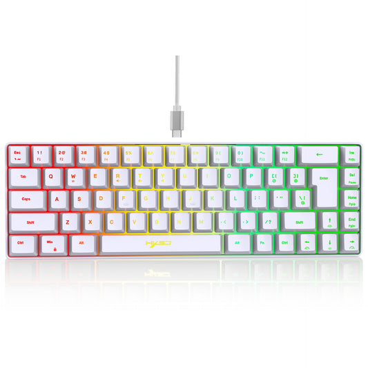 60% Mini 68 Key Mechanical Gaming Keyboard - RGB Backlit