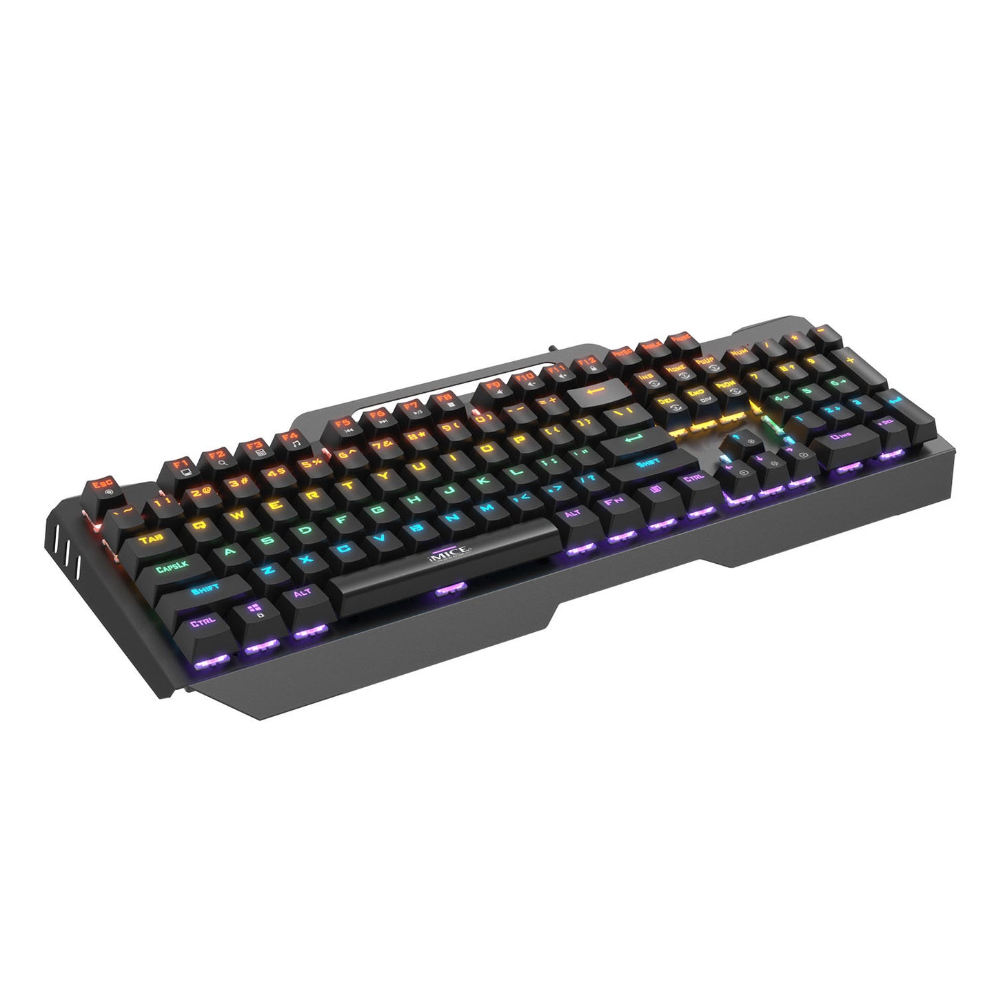 Wired RGB "Chicken Eating" Green Axis Mechanical Gaming Keyboard