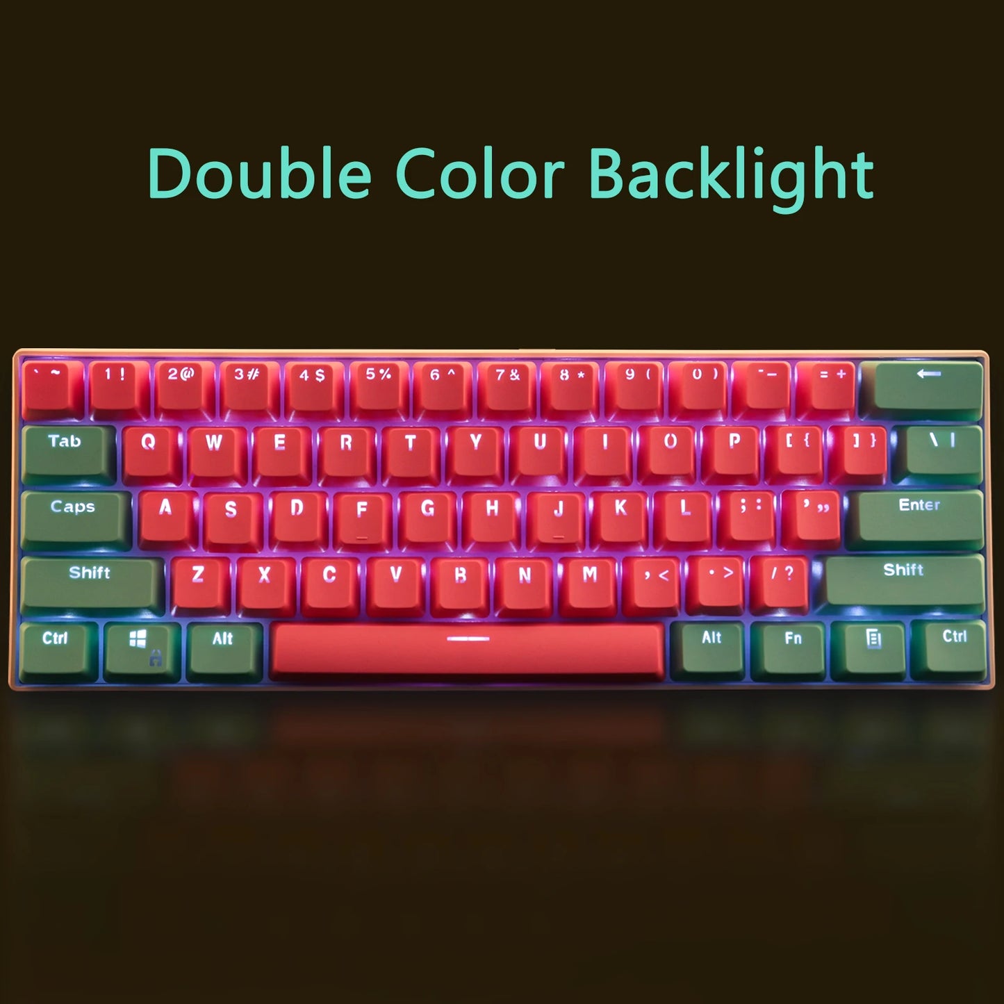 Cyan & Pink PBT Keycap Set for Mechanical Keyboards (Keycaps Only)