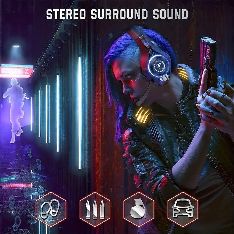 Illuminated RGB Wired Gaming Earphones