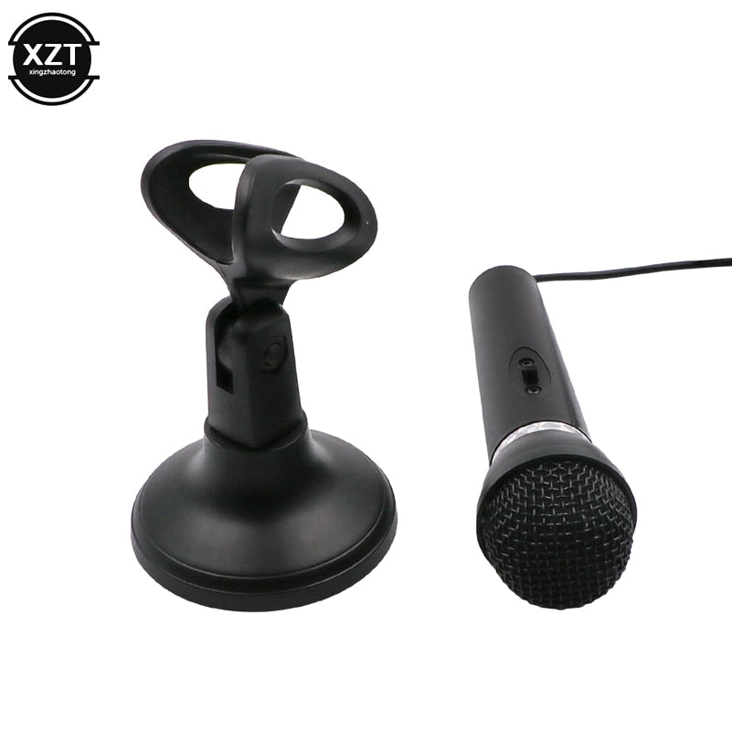 Condenser Microphone with 3.5mm Plug for PC Desktop Stand
