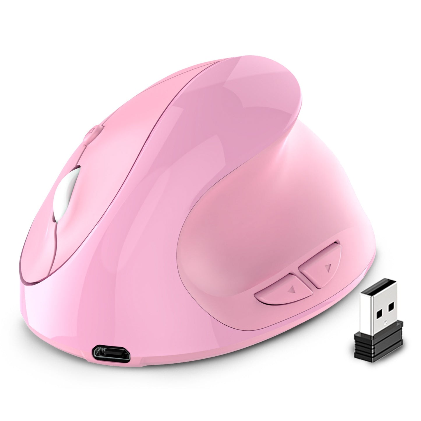 Ergonomic Vertical Silent Wireless Mouse