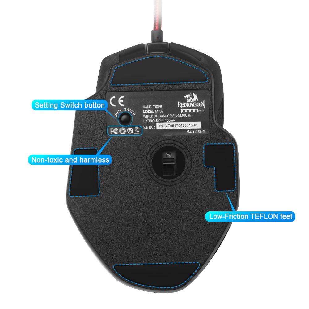 Ergonomic 10000 DPI USB Gaming Mouse