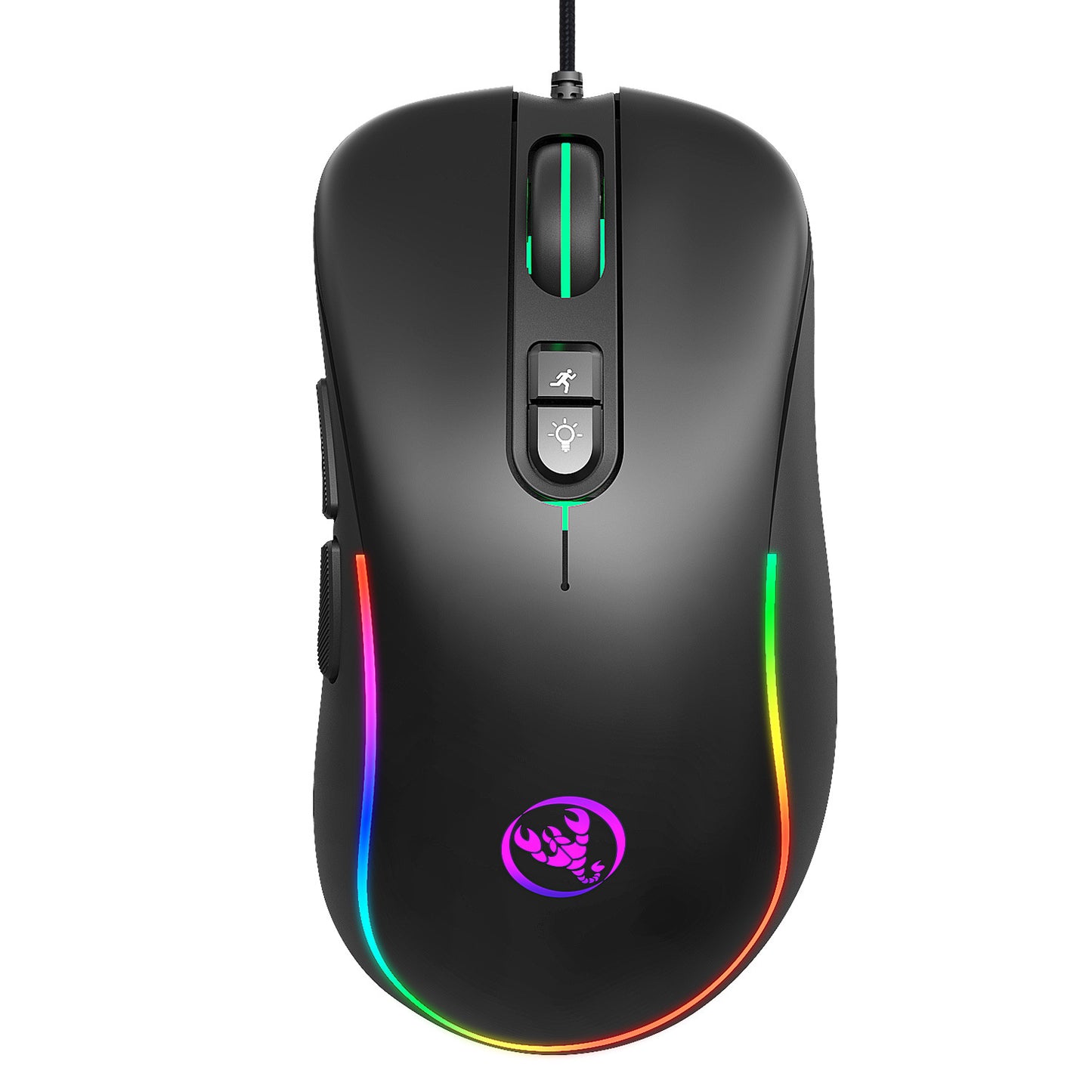 7D Key Gaming Mouse - Macro Programmable RGB Illuminated Wired Mouse