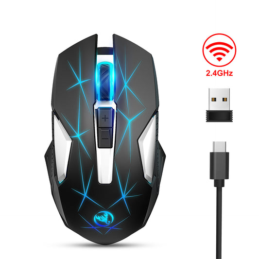Colorful Backlit Wireless 2.4G Mouse