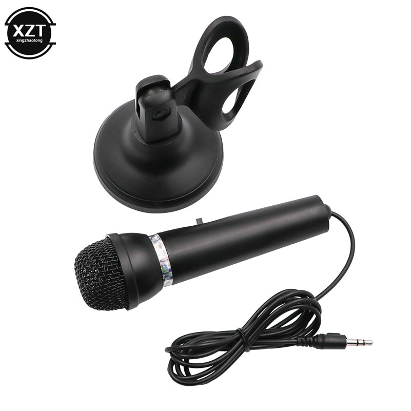 Condenser Microphone with 3.5mm Plug for PC Desktop Stand