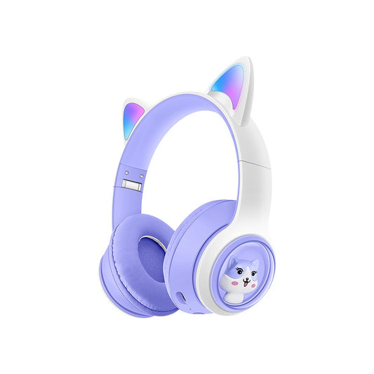 Luminous Cat's Ears Bluetooth Headset - Wireless Gaming Headset