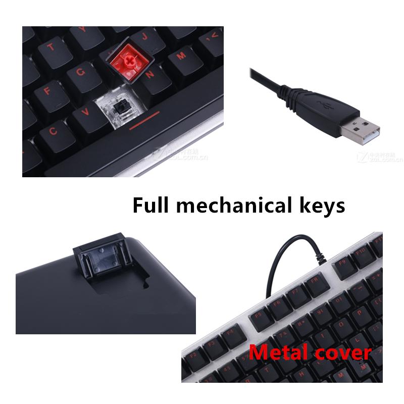 Mechanical Gaming Keyboard - USB Powered