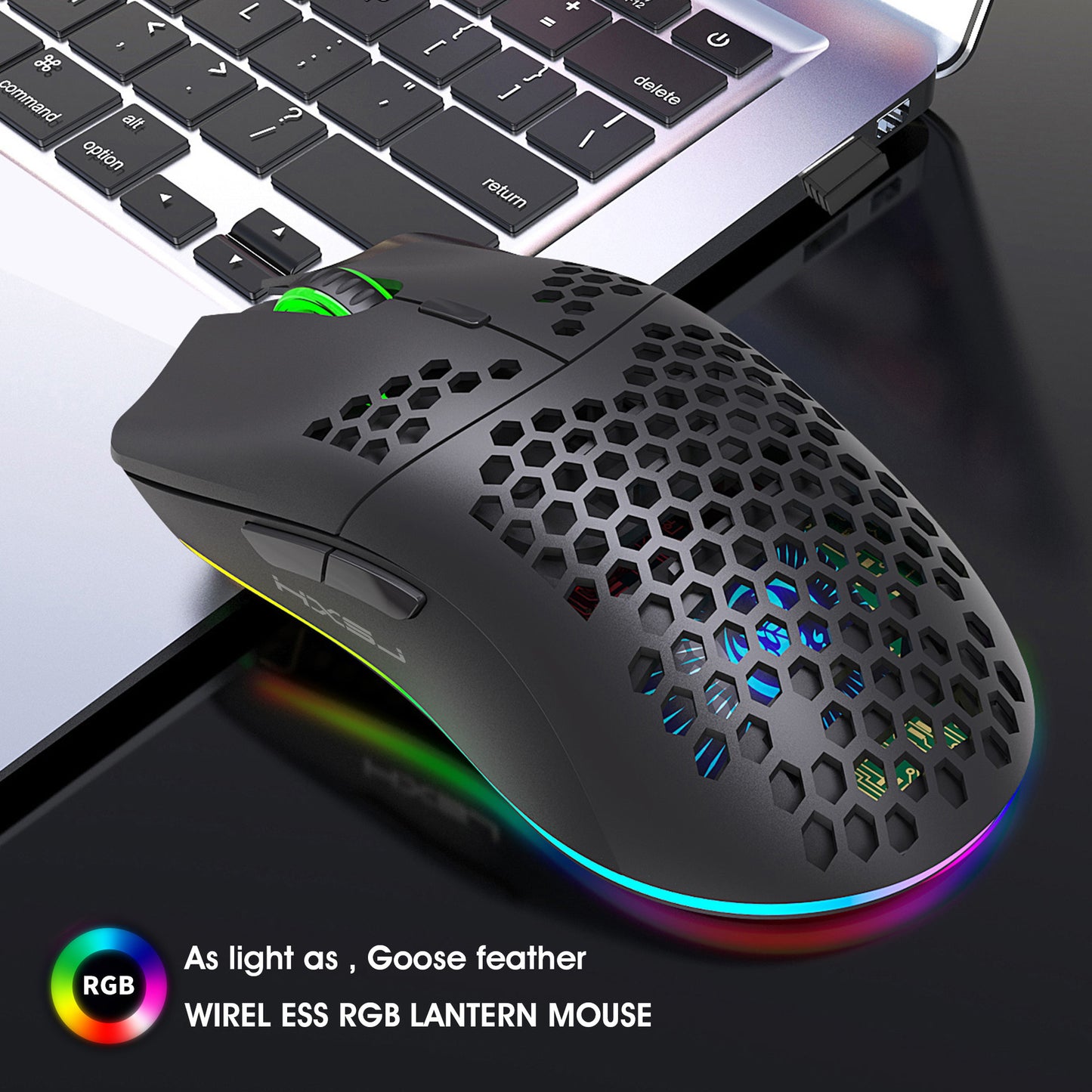 Lightweight RGB Wireless Gaming Mouse