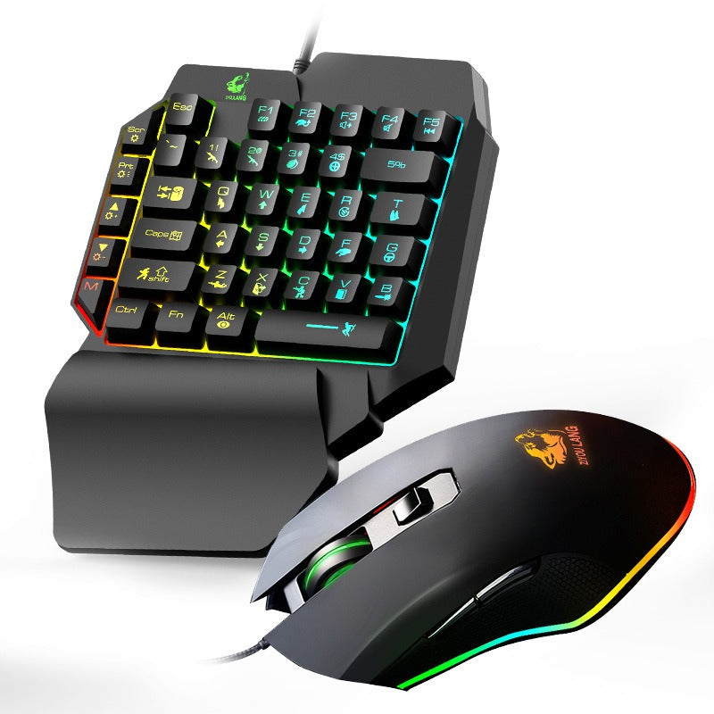 One-Handed Keyboard and Mouse Set Throne