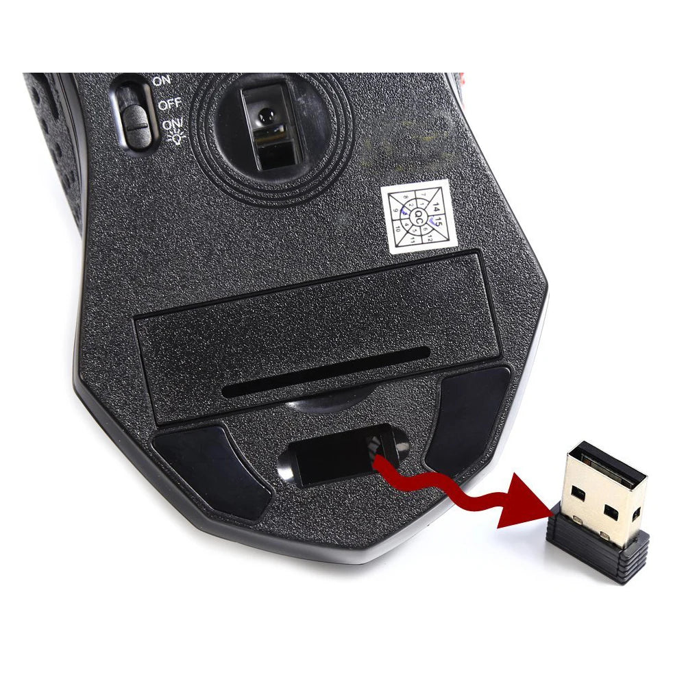 Ergonomic 2.4GHz Ultra-Thin Multimedia Wireless Keyboard and Mouse