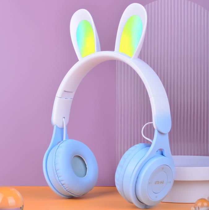 Rabbit Ear Luminous LED Bluetooth Headset - Wireless