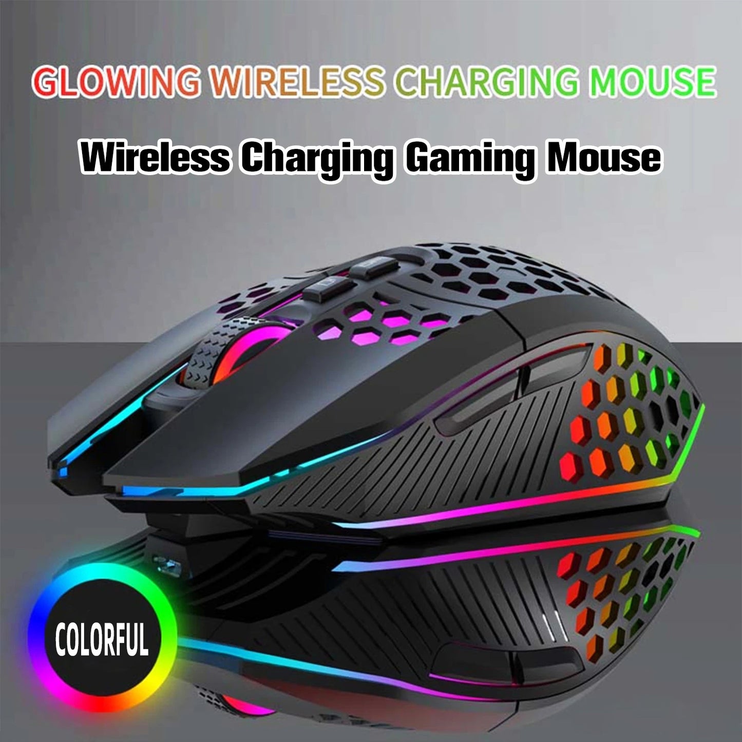 Lightweight Hollow Hole Mouse - Wireless Gaming Mouse