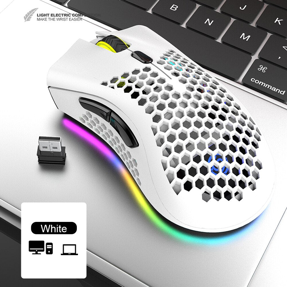 2.4GHz Wireless Gaming Mouse with RGB Lighting
