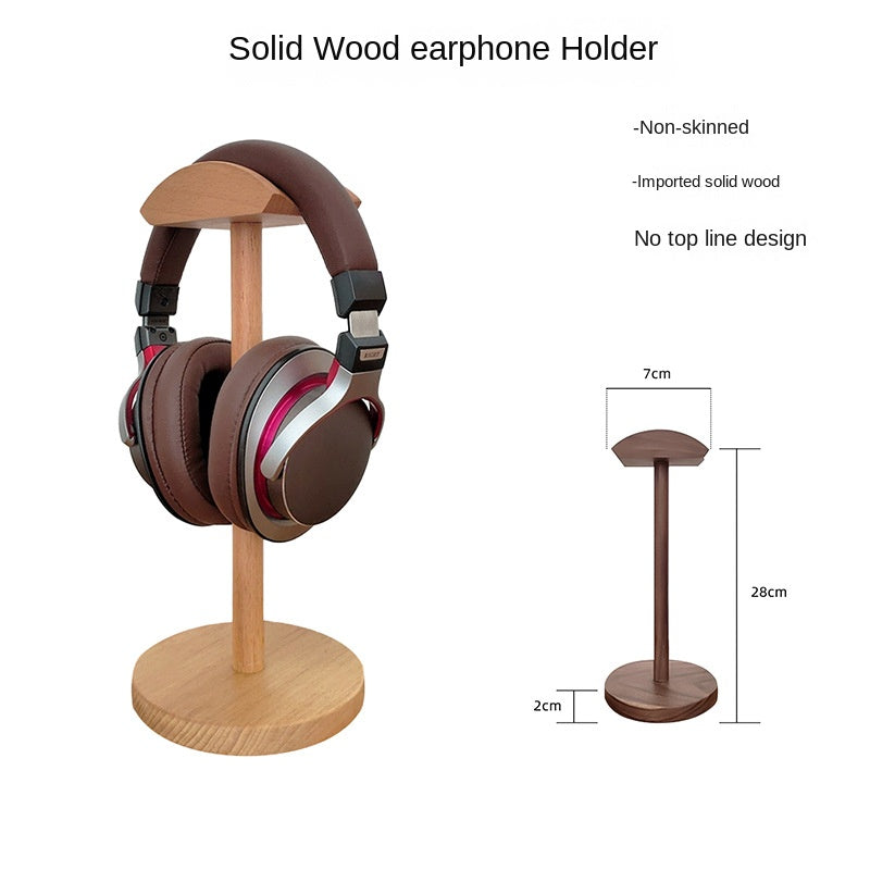 Wooden Gaming Headset Storage Stand