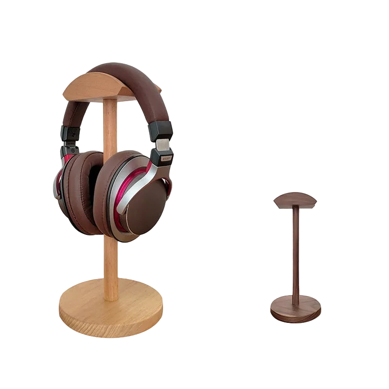 Wooden Gaming Headset Storage Stand