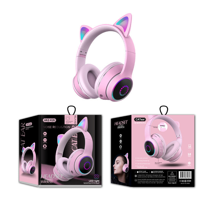 Cat Ears Bluetooth Headset - Wireless Stereo
