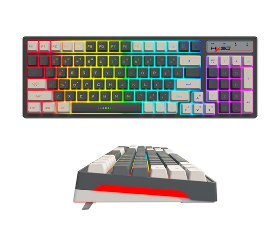 RGB Backlight Gaming Keyboard - 2.4G Wireless Membrane Keyboard