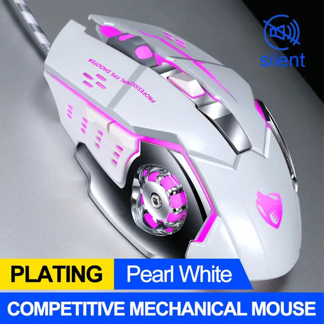 Pro Gamer Gaming Mouse - Adjustable Wired Optical 3200DPI