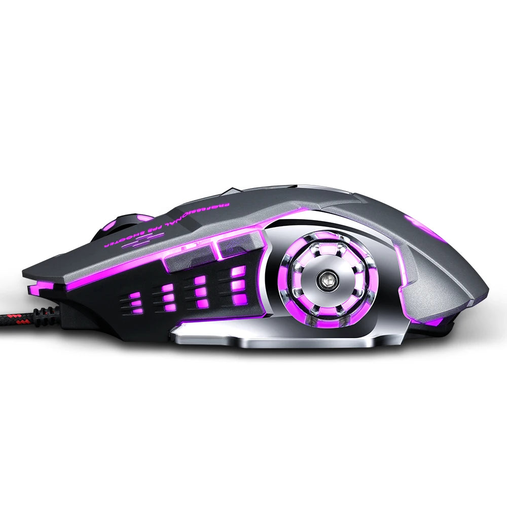 Pro Gamer Gaming Mouse - Adjustable Wired Optical 3200DPI