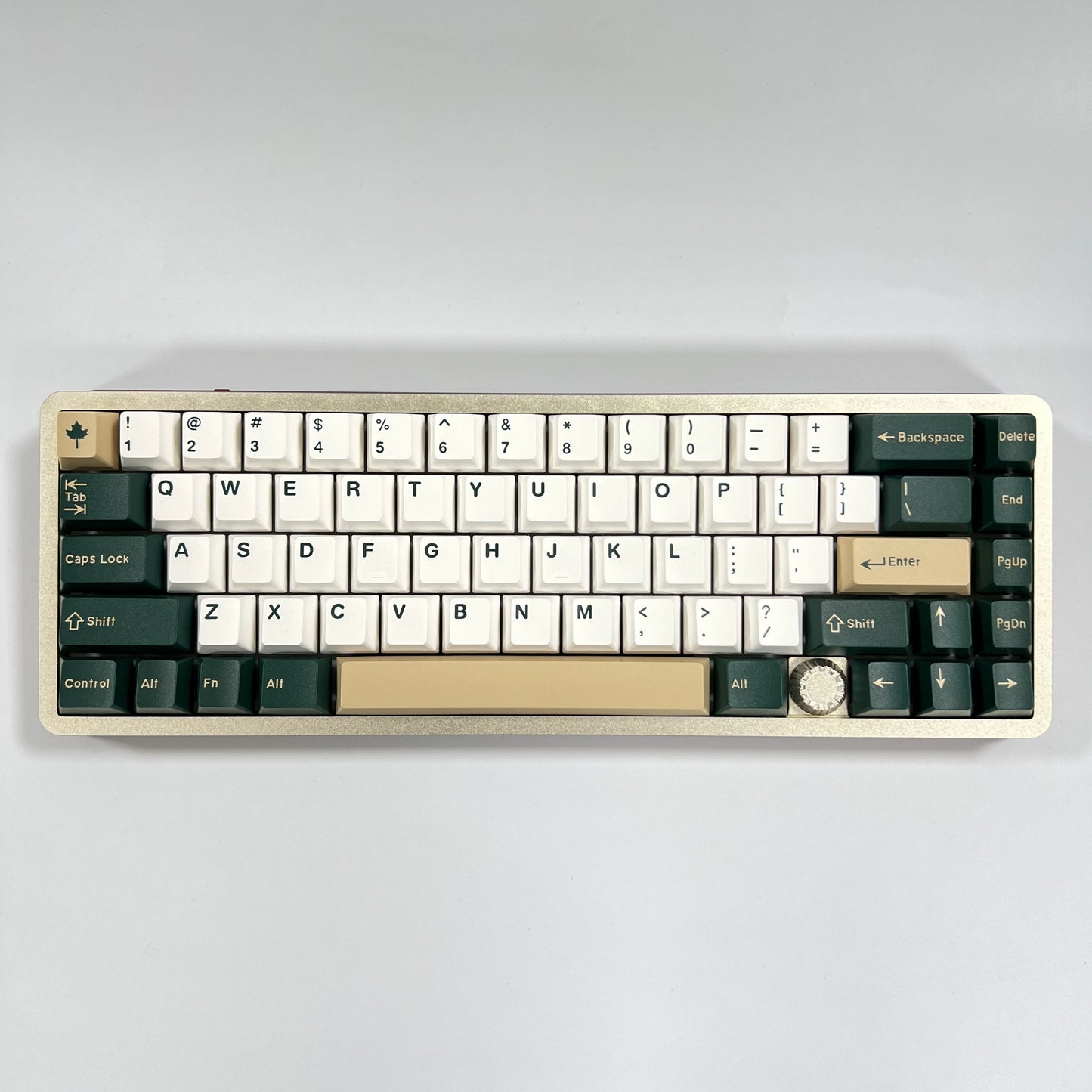 British Racing Green Double Shot Keycaps Cherry Profile For MX Keyboard