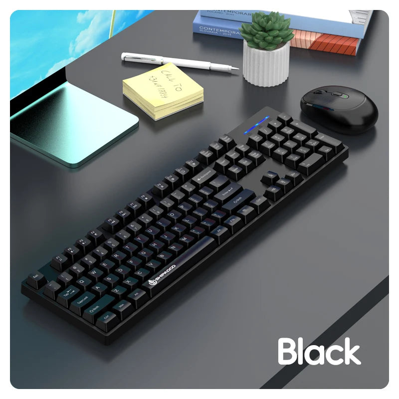 Wireless Keyboard And Mouse Combo For Laptop Desktop Gaming Computers