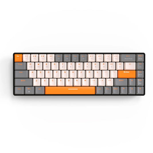 65 Percent Wireless Mechanical Keyboard Dual Mode Hot Swap - Red Switch