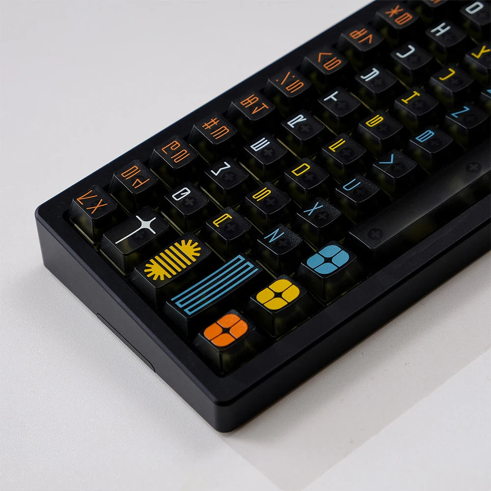 Exhibition Theme 122 Keycaps Transparent for MX Mechanical Keyboard