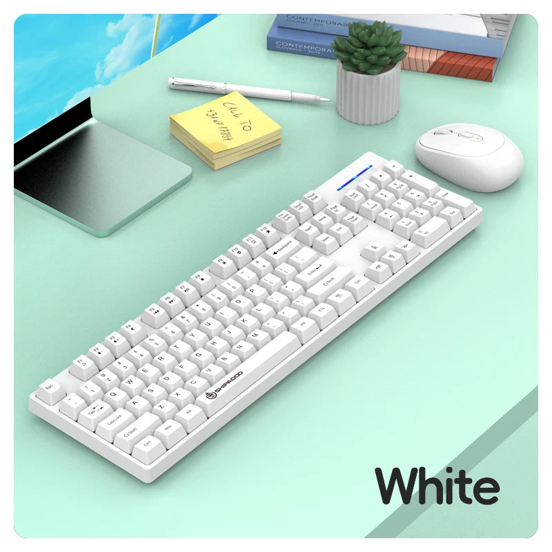 Wireless Keyboard And Mouse Combo For Laptop Desktop Gaming Computers
