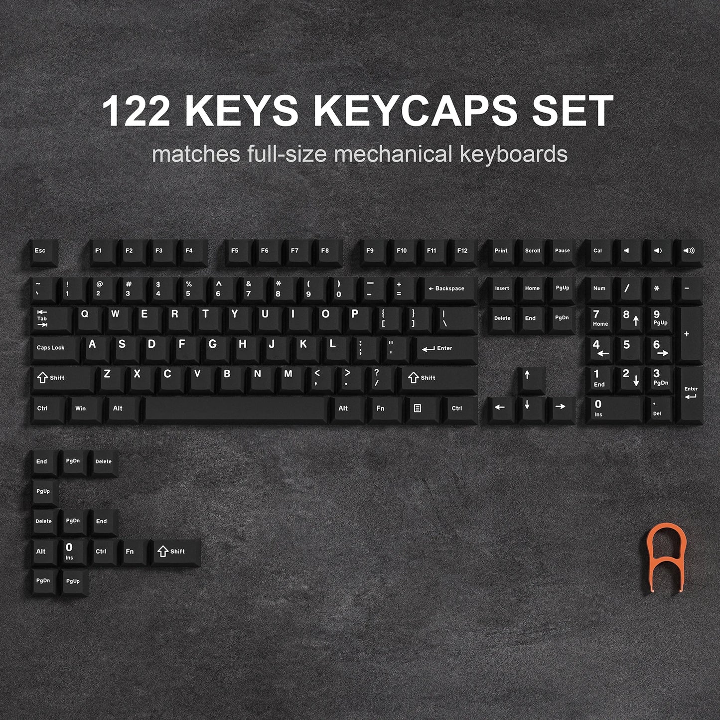 Rainbow 138 Keys Retro PBT Keycaps - Double Shot Cherry Profile for MX