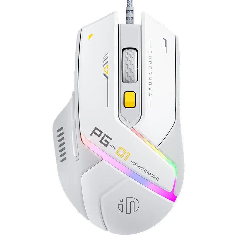 RGB Lighting Wired Gaming Mouse Ergonomic USB For PC And Laptop
